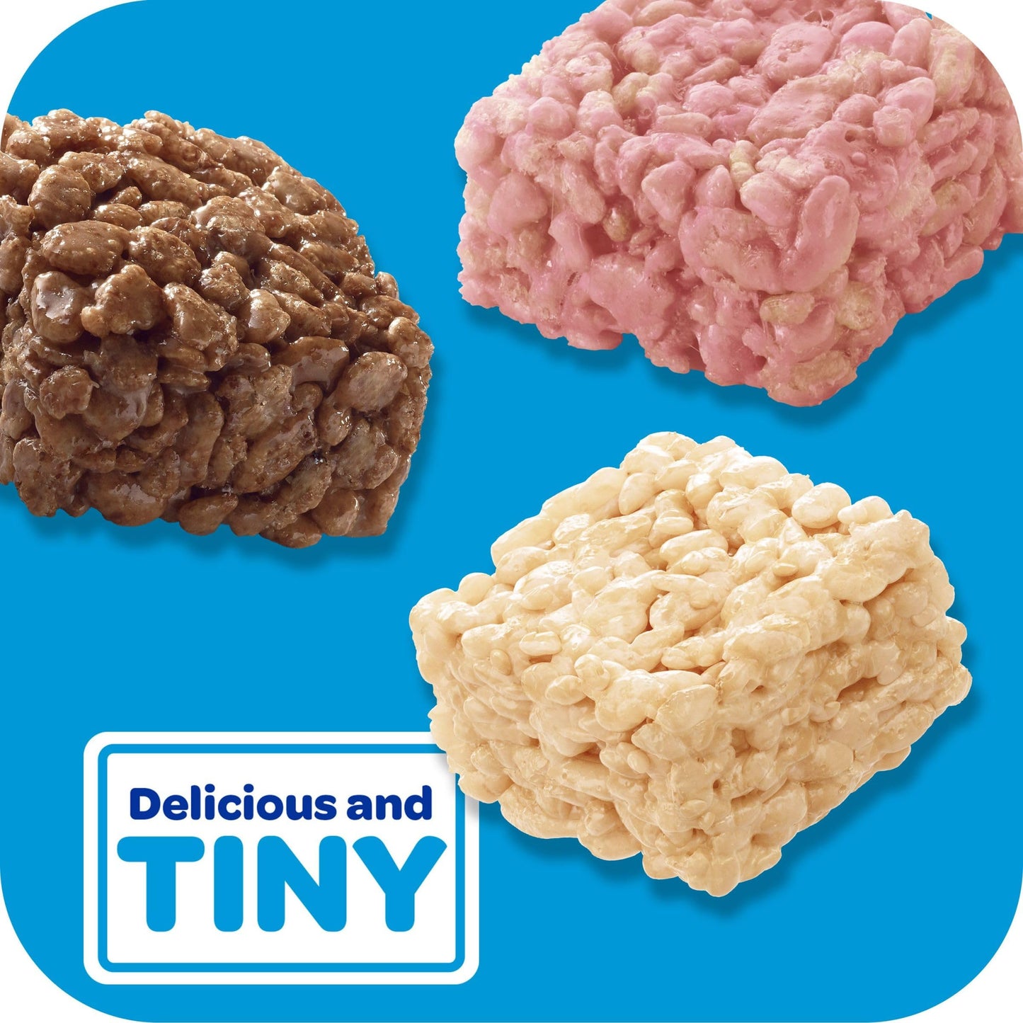 RICE KRISPIES   Mini Marshmallow Snack Bars, Variety Pack, 64 Count, 24.8oz Box
