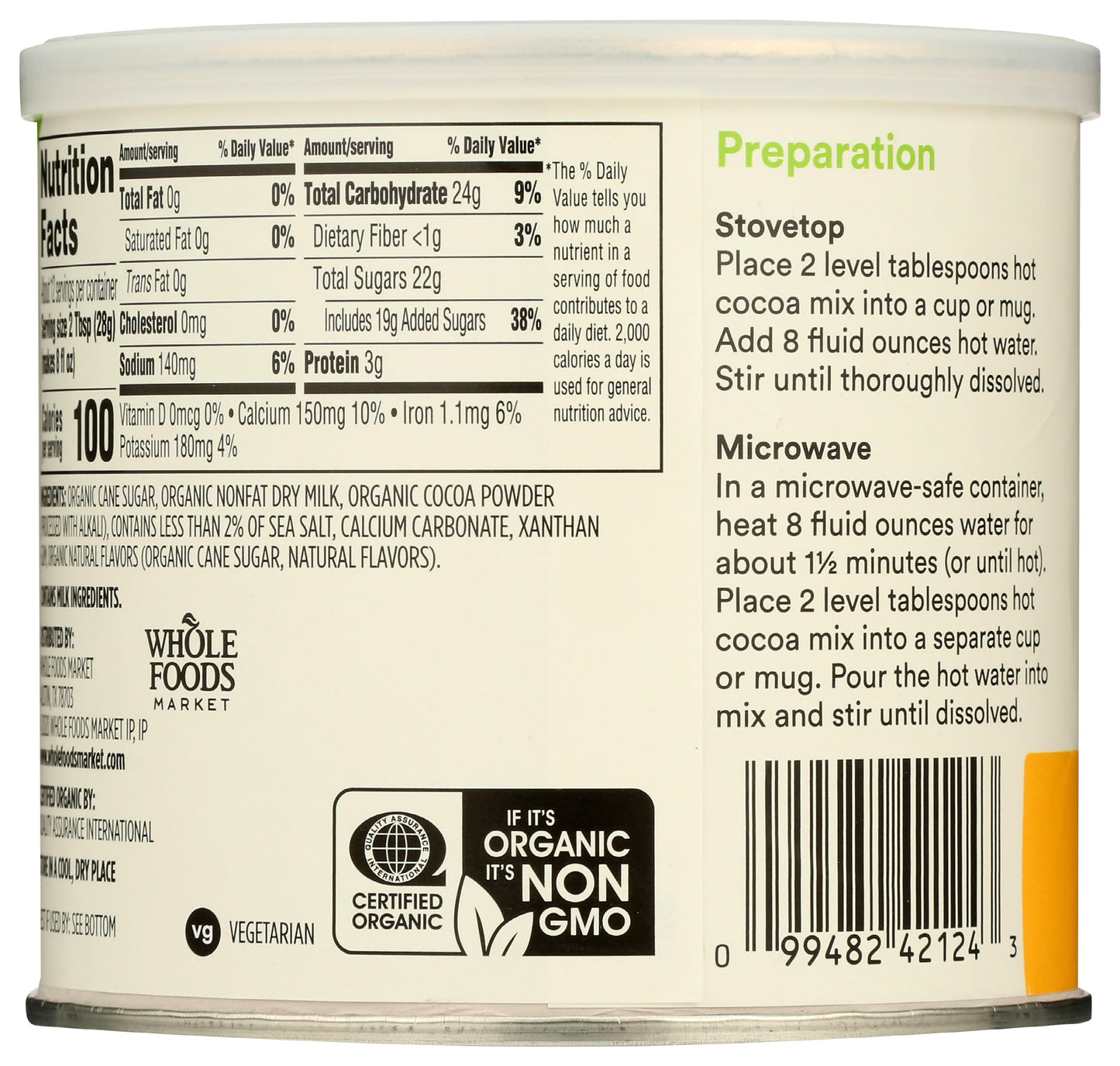 365 By Whole Foods Market, Organic Rich Hot Cocoa Mix, 12 Ounce