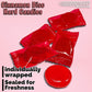 Shippedfast Cinnamon Discs Hard Candies - Individually Wrapped Red Cinnamon Candy Disks, 3 Pound Bag