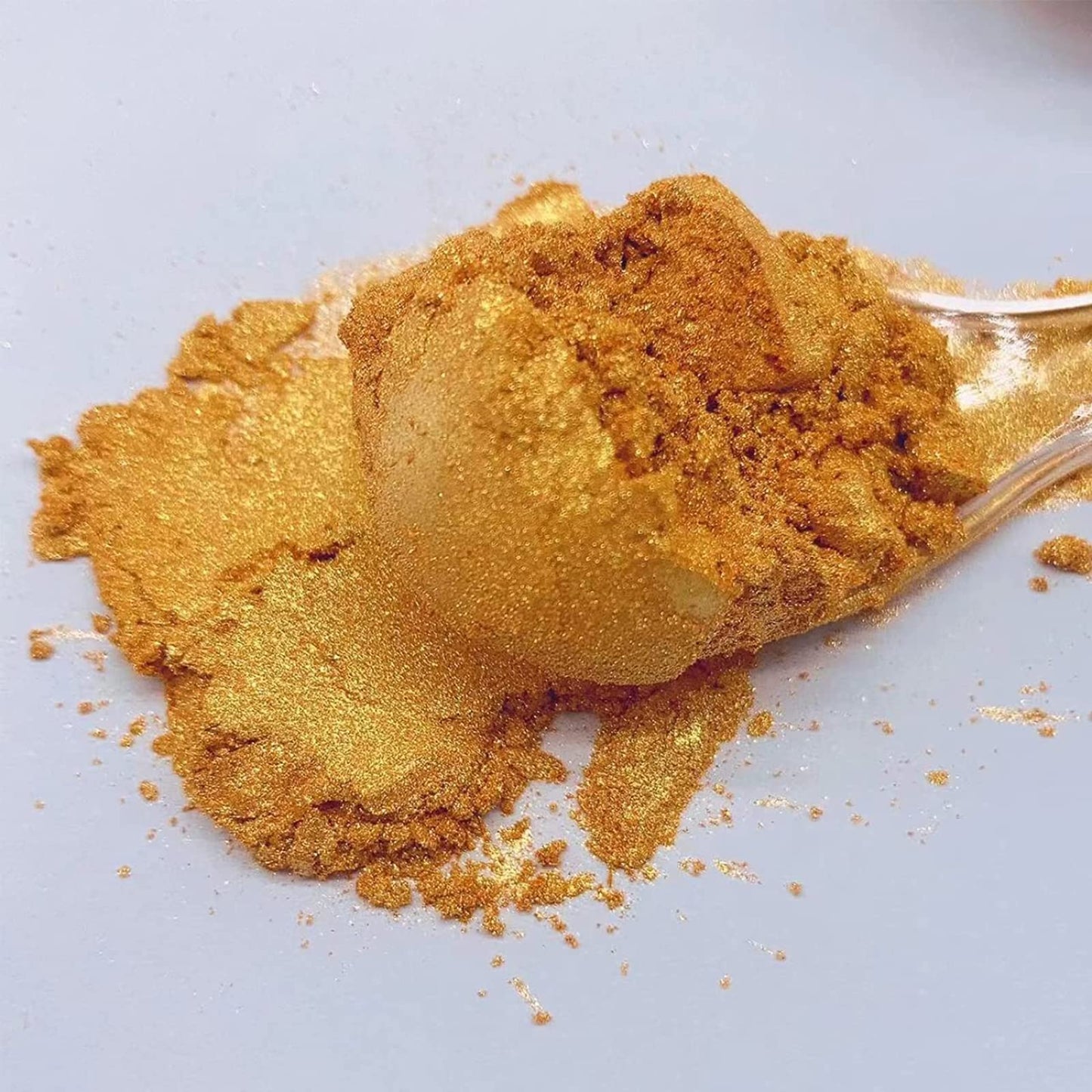 Shanlinly Edible Gold Luster Dust - Super Gold, 0.28 Ounce, Food Grade Shimmer Powder for Cakes, Desserts, and Chocolates