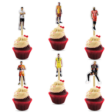 Seyal Volleyball Cupcake Topper
