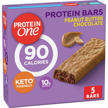 Protein One, 90 Calorie, Peanut Butter Chocolate, Keto Friendly, 5 Ct (Pack Of 12)