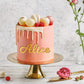 Personalized Cake Topper for Birthday Wedding with Any Text Numbers Mirror Acrylic Cake Toppers Cake Decoration for Birthday Ann