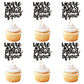 24 Pack 2025 Graduation Cupcake Toppers We are So Proud Of You Cupcake Picks for 2025 Graduation Theme Birthday Party Supplies D