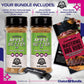 Pit Boss BBQ Mixed Seasoning Spice & Rub Bundle, 12.8 oz (2 Pack) with Guide & Keychain Opener