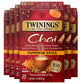 Twinings Pumpkin Spice Chai Black Tea Individually Wrapped Bags, 20 Count (Pack of 6), Warm, Spicy & Aromatic, Caffeinated, Enjo
