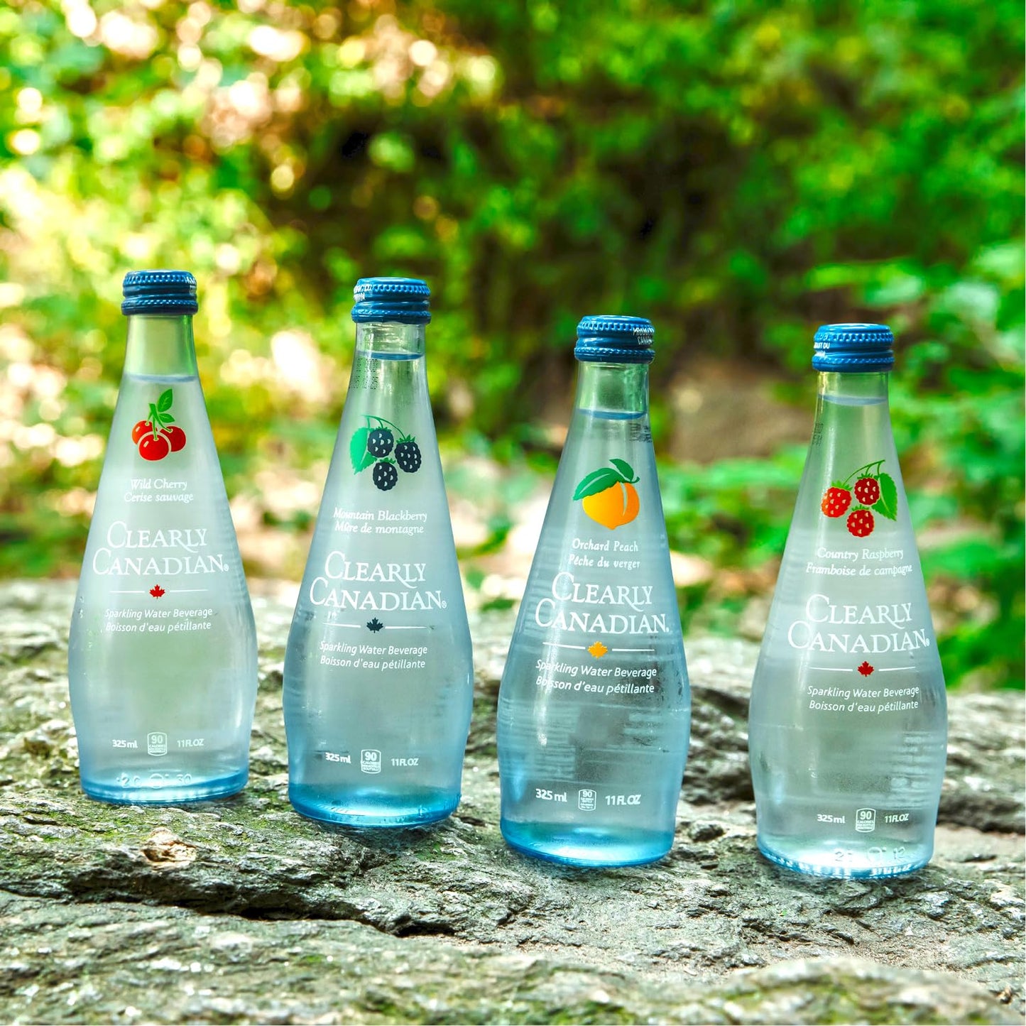 Clearly Canadian, Sparkling Water, Wild Cherry, Clear, 11 Fl Oz
