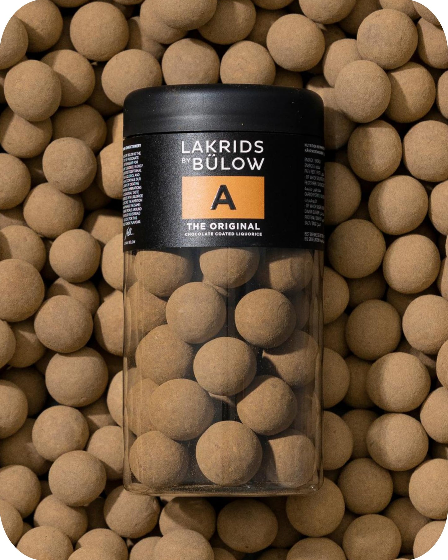 Lakrids By Blow - A - The Original - 10.4 Oz - Chocolate Coated Gourmet Licorice - Authentic Scandinavian Candy Produced In Denm
