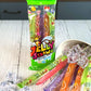 Jelly Straws Pack Of 2 - Jelly Noodles Gummies Peach Mango Blueberry Lychee Flavors