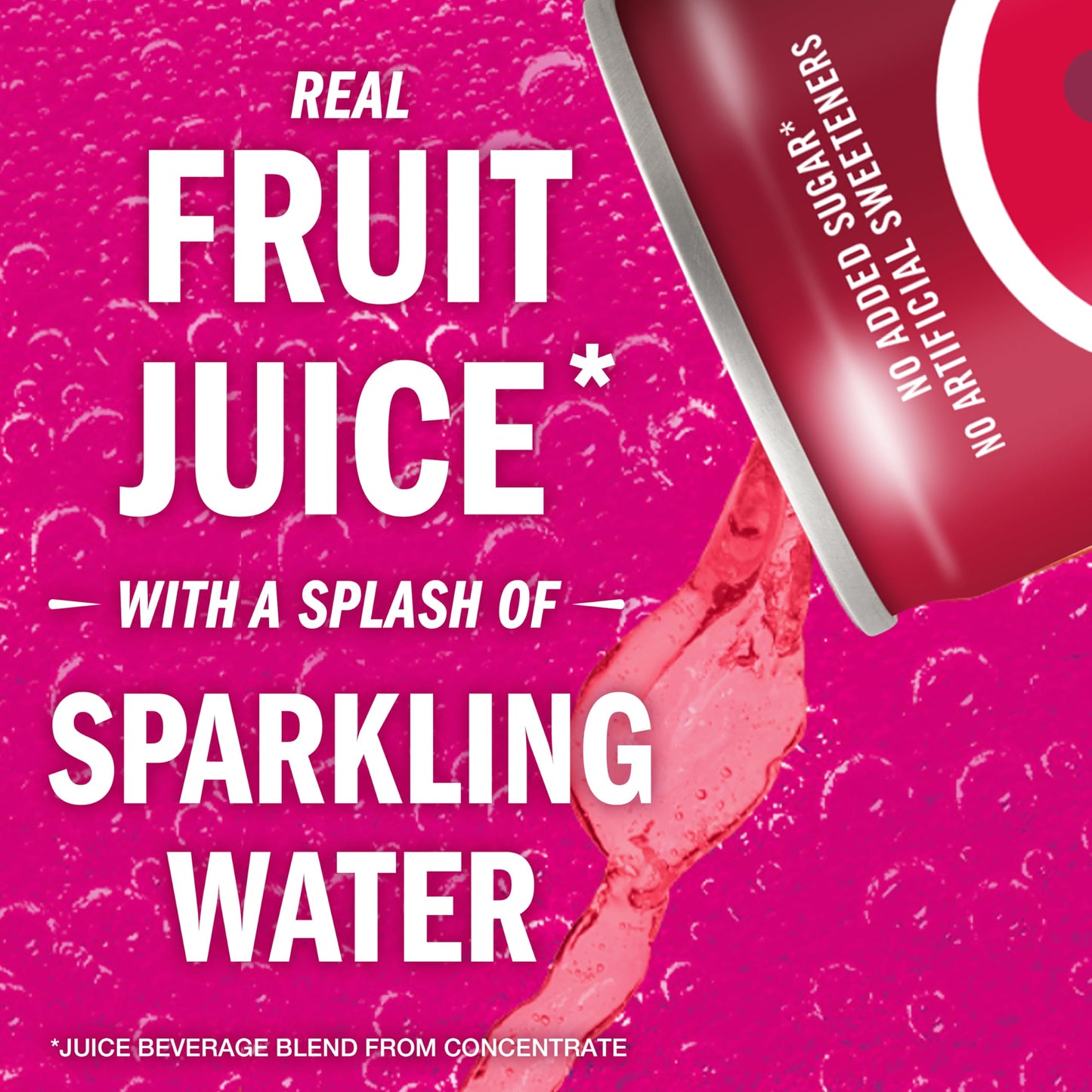 IZZE Sparkling Juice Beverage Blend, Pomegranate, No Sugar Added, 8.4 FL OZ - 24 Cans - Refreshing & Flavorful Drink