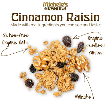 Michele'S Granola Cinnamon Raisin, Gluten-Free & Non-Gmo, 2.25 Pound Bulk Bag