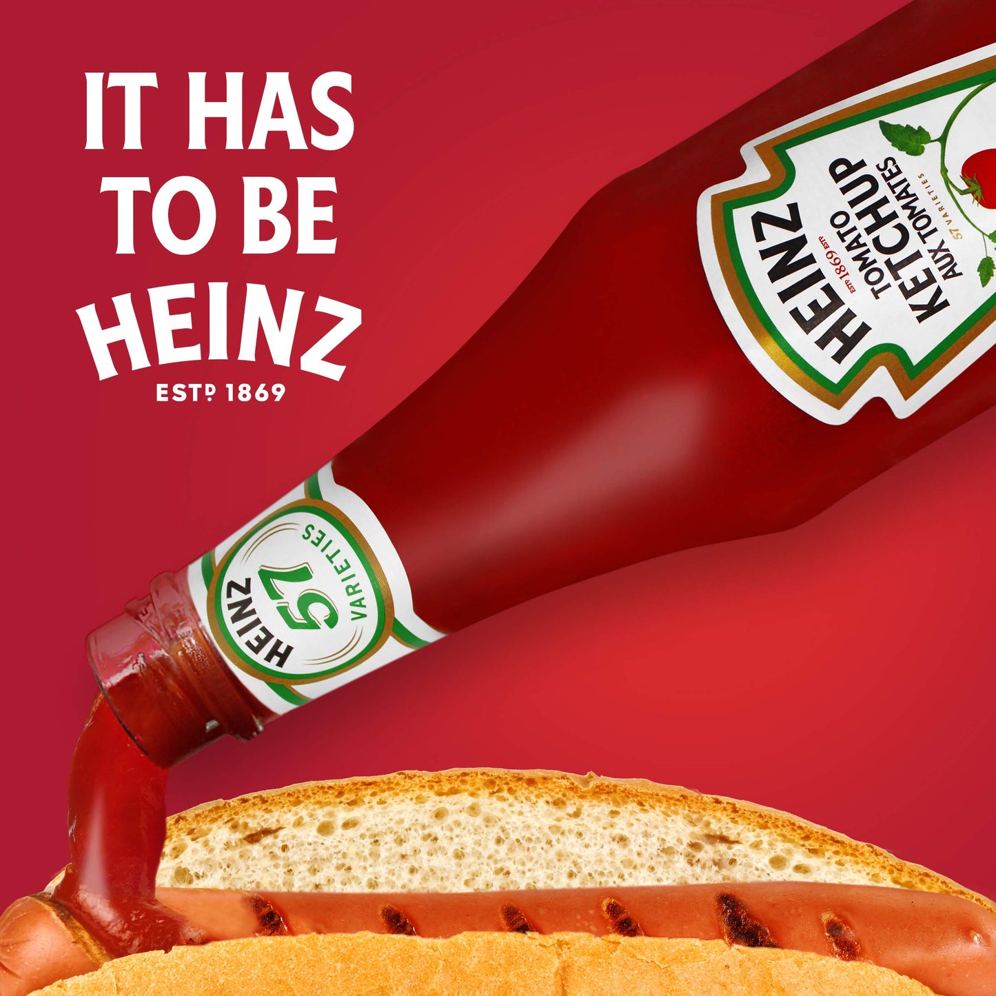 HEINZ Ketchup, 1.5L (50.72 Fl Oz) - Imported from Canada, Perfect for Burgers, Fries & Dipping, Classic Flavor