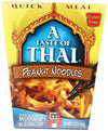 A Taste of Thai Peanut Noodles - 5.25oz Single Pack Heat & Eat Instant Noodles Flavored with Classic Thai Sauce | Gluten-Free | 