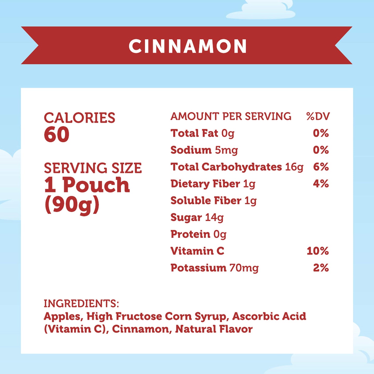 Mott s Cinnamon Applesauce, 3.2 Oz Clear Pouches, 24 Count (6 Packs Of 4), No Artificial Flavors, Good Source Of Vitamin C, Nut