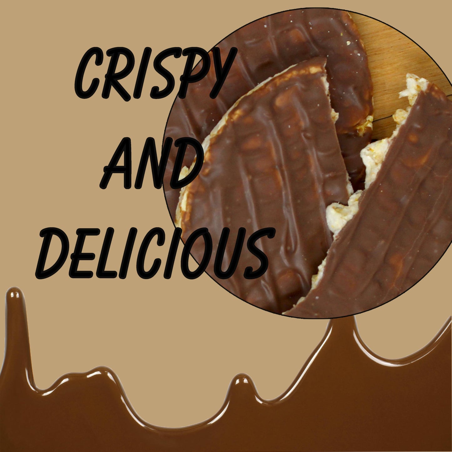 SNACKTERY Milk Chocolate Corn Cakes - Gluten Free, Low Calorie, Kosher, 18 Oz (3 Pack) - Delicious Dairy Belgian Coated Snacks