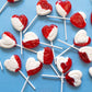Heart Lollipops By Candy Creek, Bulk 5 Lb. Carton, Strawberry Cream Valentines Candy