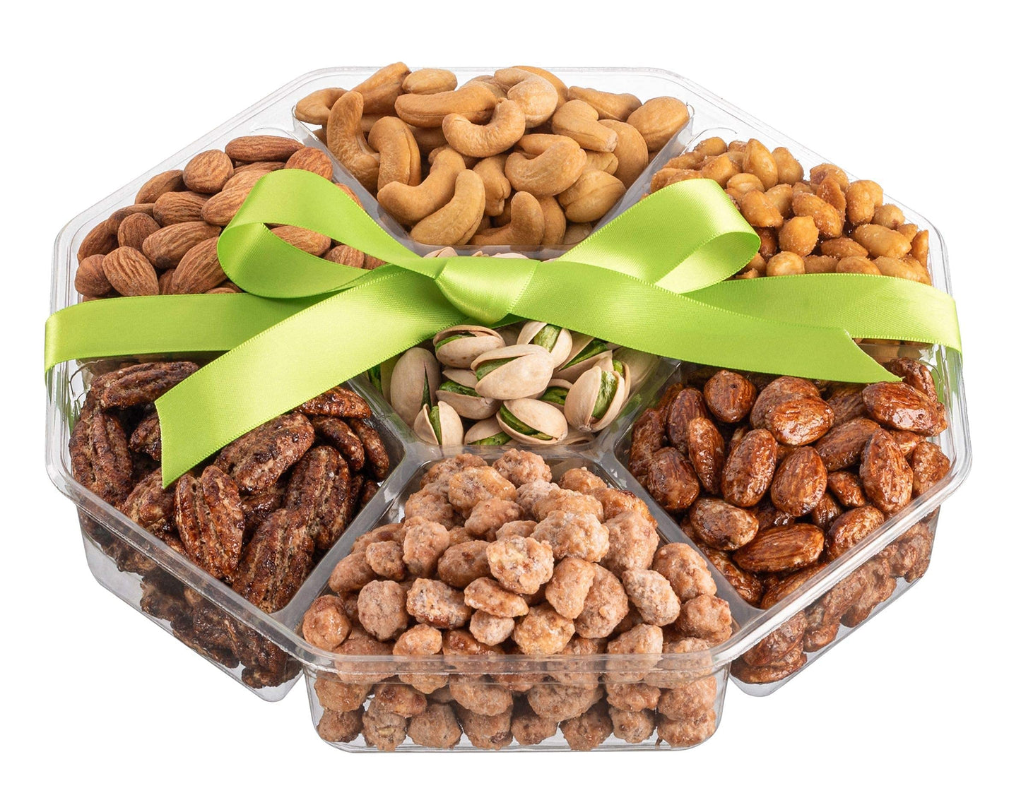 Nut Haven Thanksgiving Nuts Gift Basket - Extra Large Assortment of Sweet & Roasted Salted Nuts - 2 Pound Assorted Food Gift Box