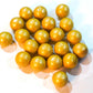 Gold Gumballs - 2 lbs of 1 Tutti Frutti Gumballs in Resealable Bag to Ensure Freshness. Perfect for Color Themed Parties or Cand