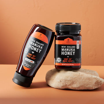 Nate s Raw Manuka Honey New Zealand MGO 263+ | UMF Certified 10+ | 17.6 oz Jar