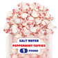 CRAZYOUTLET Salt Water Taffy Candy, Soft Peppermint, 1 Pound Bag, Individually Wrapped Treat for Buffets and Party Favors