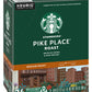 Starbucks Coffee K-Cup Pods, Pike Place Roast, Medium Roast Coffee, Notes Of Cocoa & Rich Praline, Keurig Genuine K-Cup Pods, 24