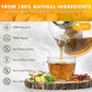 TOG999 Loose Leaf Tea Bags - 100% Natural Ginger, Turmeric, Peppermint, Vegan - 60 Bags