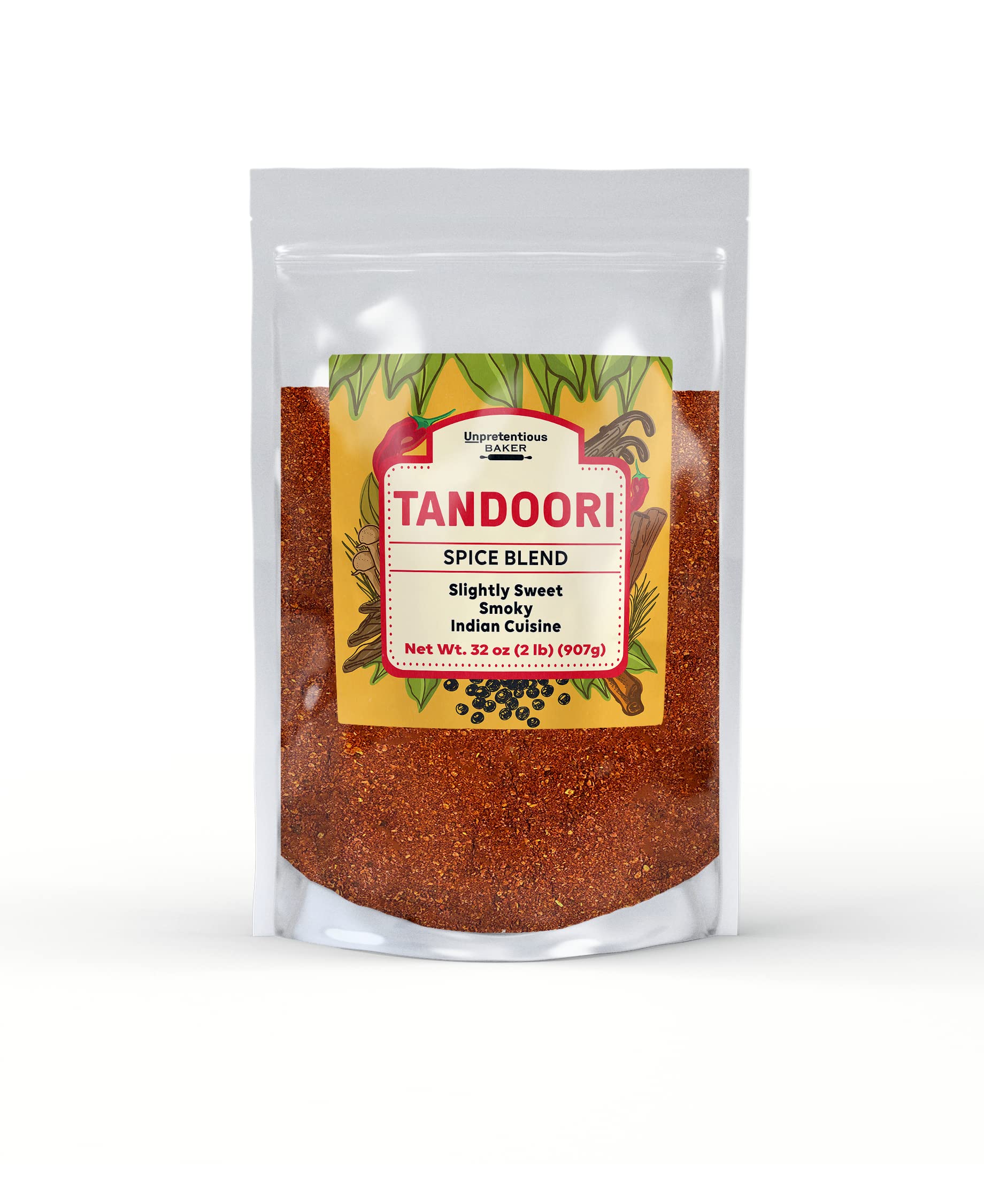 Unpretentious Tandoori Spice Blend, 2 lb, Slightly Sweet Flavor