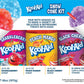 Kool-Aid Snow Cone Syrup Party Kit - Sharkleberry, Peach Mango, Black Cherry - 20 Snow Cone Cups & Spoon Straws