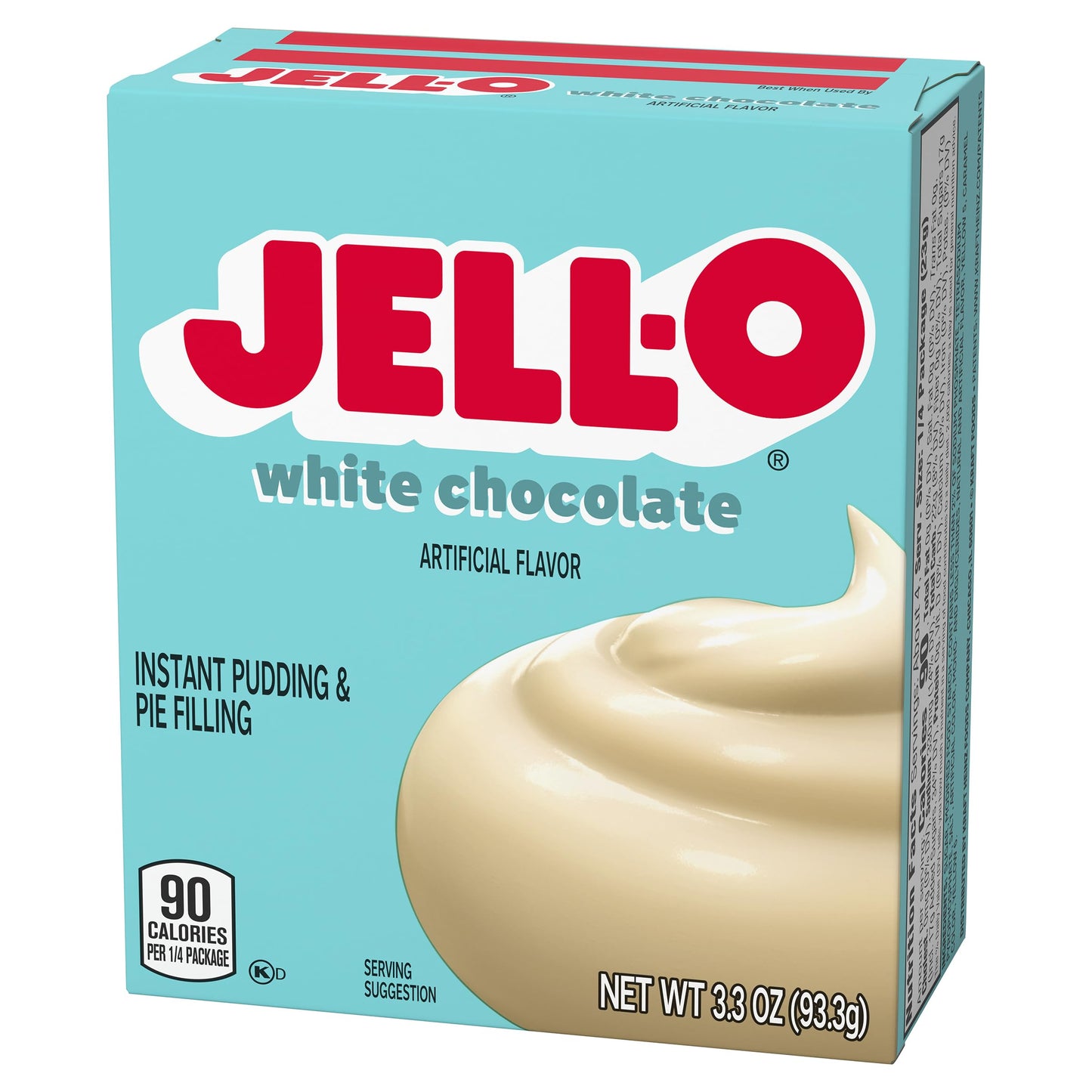 Jell-O Instant Pudding and Pie Filling, White Chocolate, 3.3 OZ (Pack of 3)