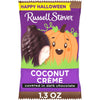 RUSSELL STOVER Halloween Dark Chocolate Coconut Crme Candy Pumpkin, 1.3 oz. (Pack of 18)