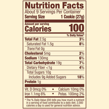 Archway Soft Molasses Cookies, 9.5 Oz (Pack of 9), Molasses Flavor, Perfect for Snacking