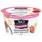 So Delicious Cultured Coconutmilk Dairy-Free Yogurt, Strawberry-Banana, 5.3 Ounce Plant-Based Vegan Dairy-Free Yogurt Alternativ