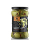 Gaea Natural Pimento Stuffed Olives, Pack of 8-6.0 Ounce Glass Jar 