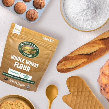 Nature'S Path Organic Whole Wheat Flour, 32 Oz (Pack Of 1), Non-Gmo