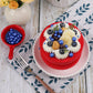 Sprinkles For Cake Decorating, Blue Pearl Sprinkles 4 Sizes Mix For Cake Cupcake Cookie Baking Donuts Ice Cream Toppings