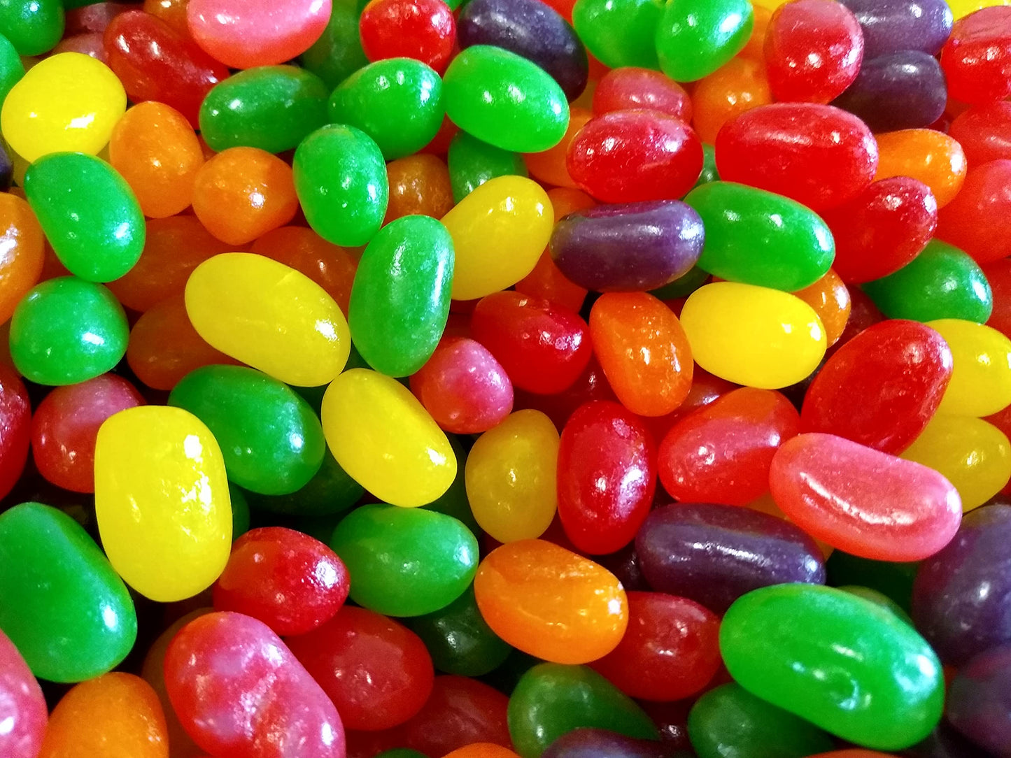 Jumbo Assorted Jelly Beans - 2 Lbs Of Fresh Delicious Extra Large Strawberry Cherry Lemon Lime Grape Orange Jelly Beans