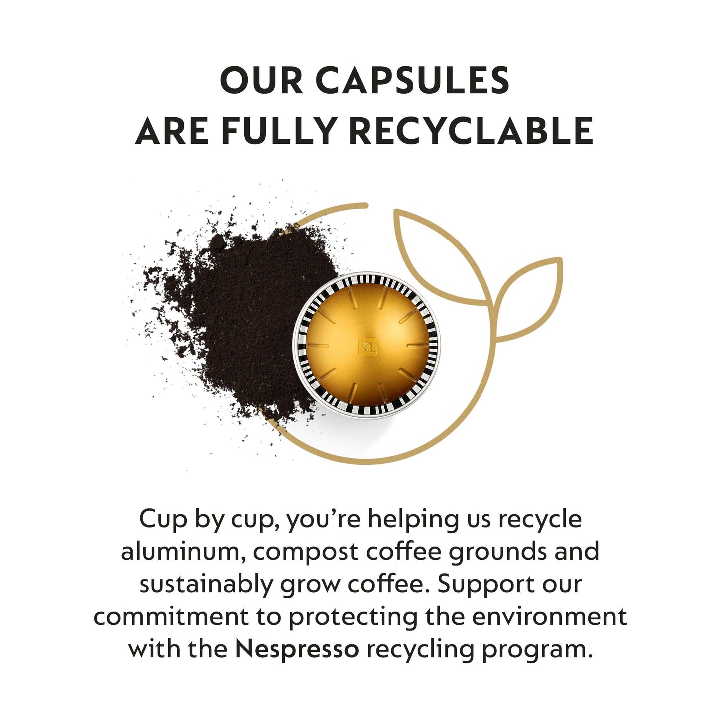 Nespresso Vertuo Voltesso Mild Roast Espresso Pods, 50 Count, Brews 1.35oz, Model Ad-bm8-52717