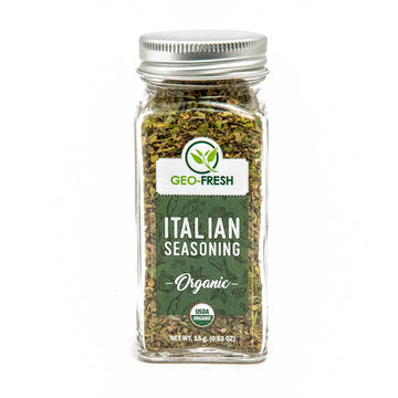 Geo-Fresh Organic Italian Seasoning, Non-GMO, Kosher, 0.53 oz (15g) Herbs