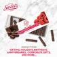 Sweet Candy Company Milk Chocolate Raspberry Sticks - Gourmet Chocolate Covered Sticks, Chocolate Fruit Flavored Sticks, Gift Id