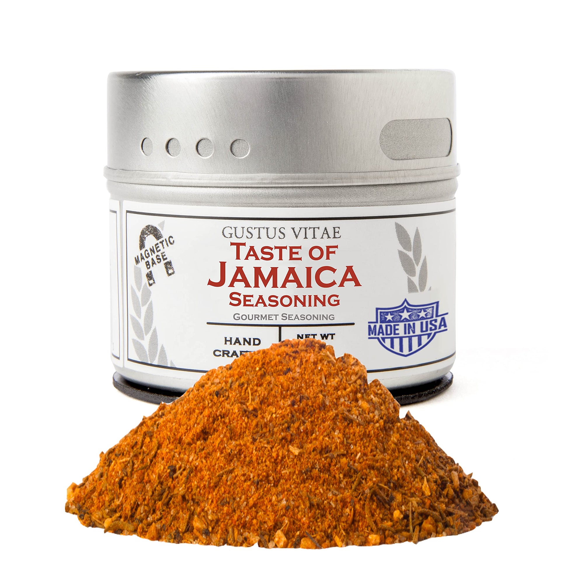 Taste Of Jamaica Jerk Seasoning & Spice Blend - Authentic Artisanal Gourmet Blend - Non Gmo - Crafted In Small Batches - All Nat