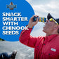 Chinook Seedery Roasted Sunflower Seeds to Eat - Jumbo Low Sodium Sunflower Seeds Keto Snacks - Adventure, Baseball, School Snac