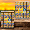 Crispy Peanut Butter Sandwich Crackers - 2 Packs of 40 Units - Made with Real Peanut Butter, 4g Protein, Healthy and Convenient 