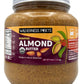 Wilderness Poets, Roasted Almond Butter - Organic, Smooth, Creamy, No Salt, Unsweetened - Half Gallon Glass Jar, 4 Pound (64 Oun