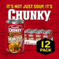 Campbells Chunky Soup, Sirloin Steak With Hearty Vegetables Soup, 18.8 Oz Can (Case of 12)