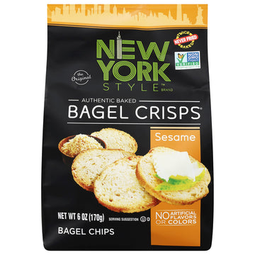 New York Style Bagel Crisps Sesame 6 Ounce