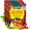 Homiah Red Curry Paste (Value 3 Pack X 7 Oz) - Gluten Free, Non-Gmo Malaysian Curry Paste - Vegan Red Curry Paste, Thai Essentia