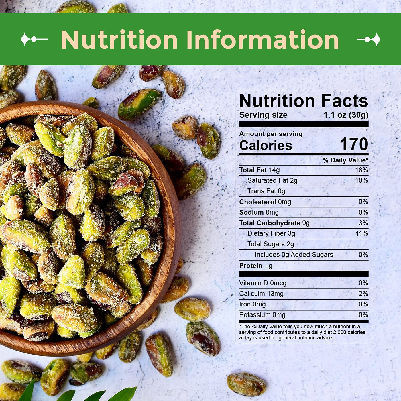 Sincerely Nuts Roasted and Salted Pistachios Shelled Healthy Snack 1 LB Bag Vegan Gluten Free