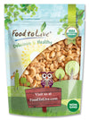 Food to Live Organic Dry Roasted Whole Cashews, 8 Ounces Non-GMO, Unsalted, Oven Roasted Nuts, No Oil Added, Kosher, Vegan, Bulk