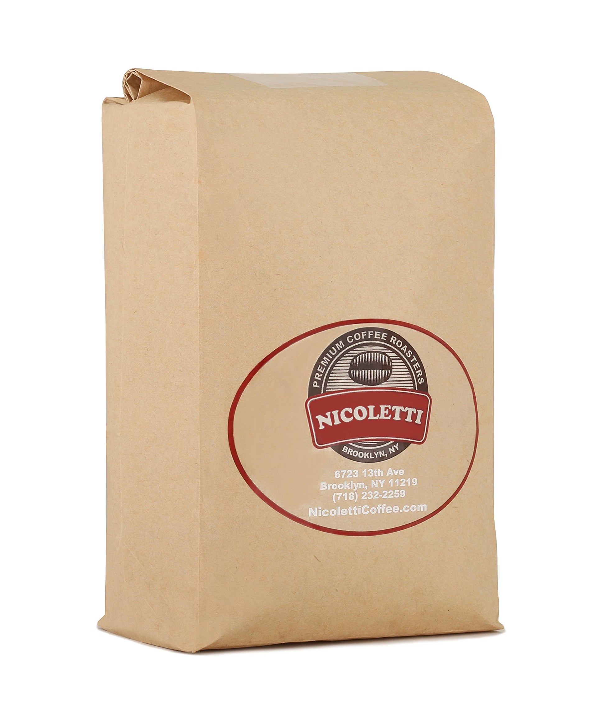 Nicoletti Old School 1972    Espresso Roast [Whole Beans 2Lb] Made In Brooklyn Ny Since 1972 (Fresh Roasted Espresso With Date S