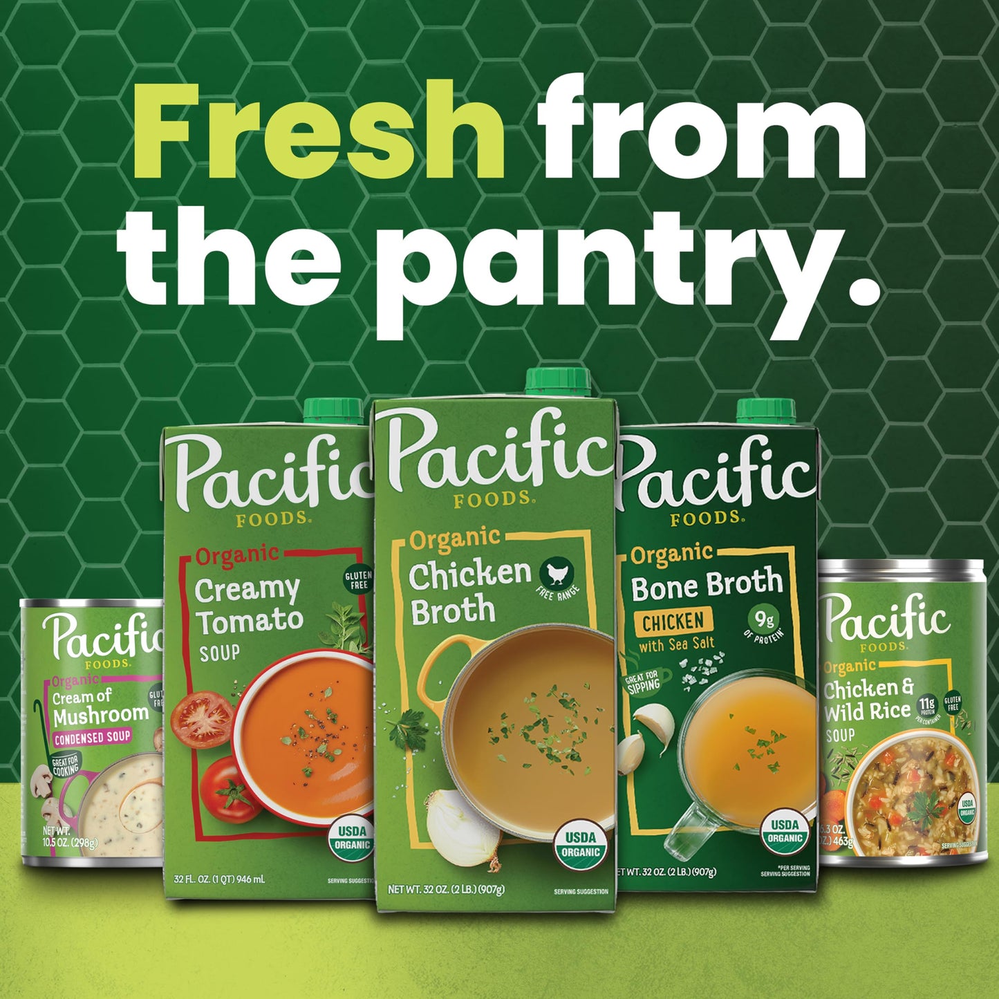 Pacific Foods Organic Tomato Basil Soup, 32 oz Carton (Pack of 4)